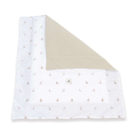 Nórdico minicuna 55x70 cm/60x80 cm (reversible) hojas beige · Nandina 1304A-116