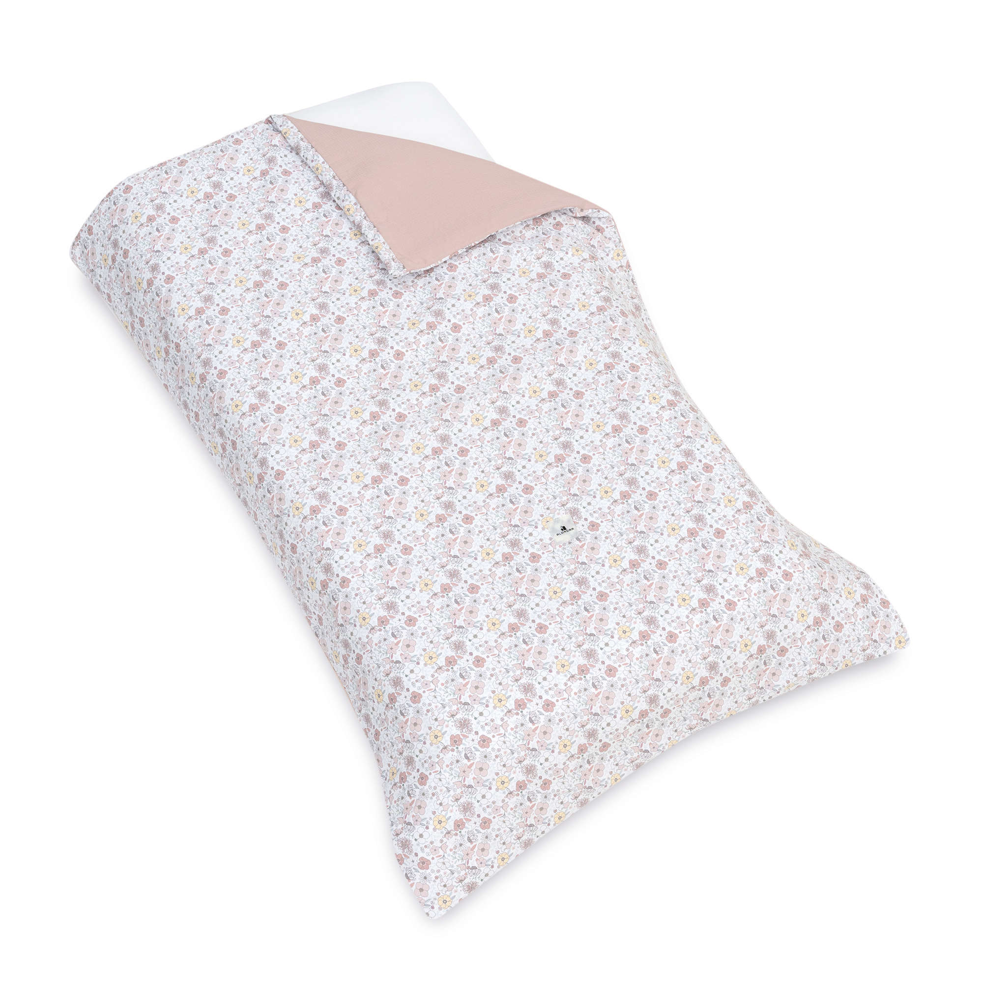 Nórdico cuna 60x120 cm flores rosa · Liberty 606A-132