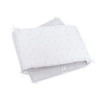 Protector cuna 60x120 cm (reversible) gris claro · Galaxy 607-114