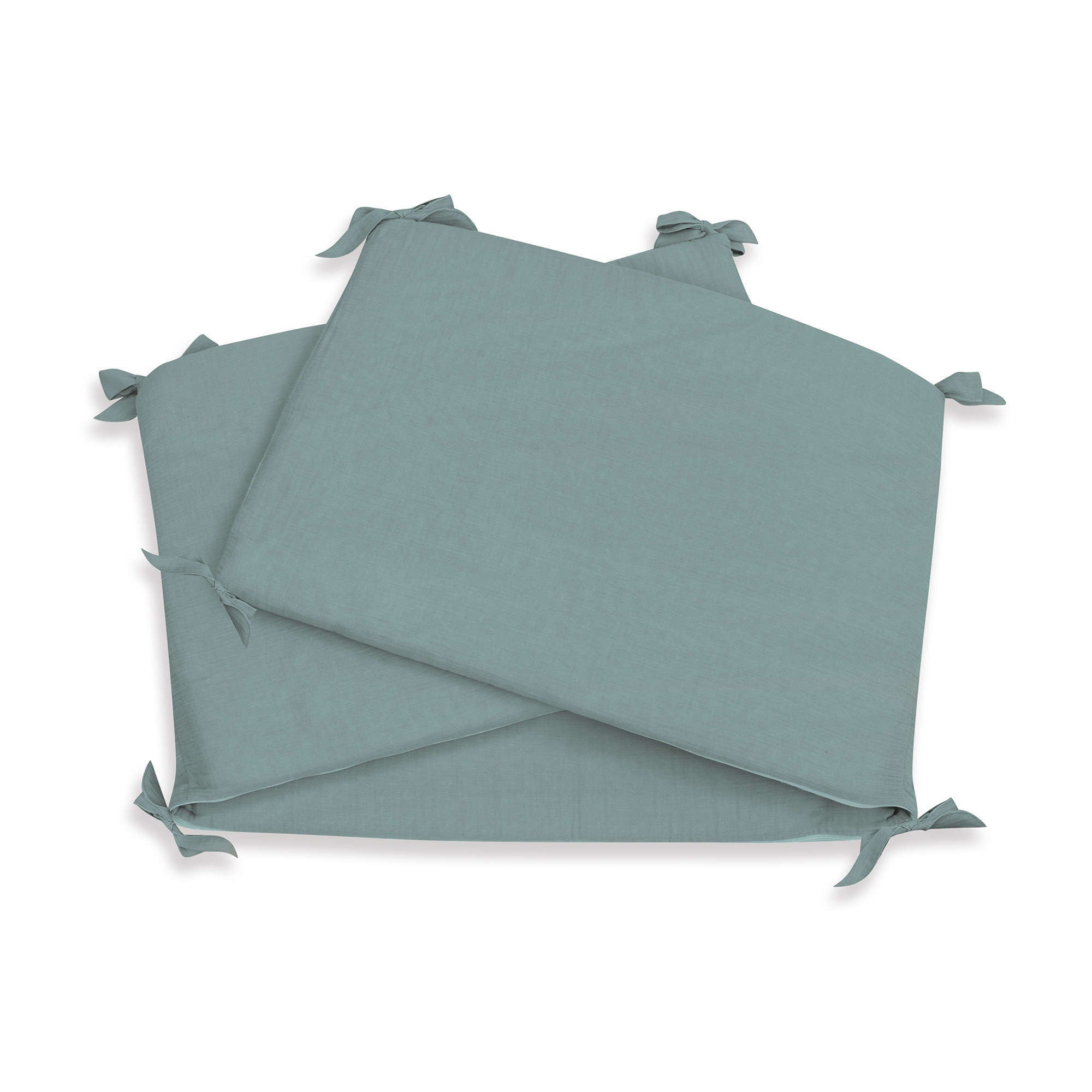 Protector cuna 60x120 cm (desenfundable) verde eucalipto · Musgo 607A-118