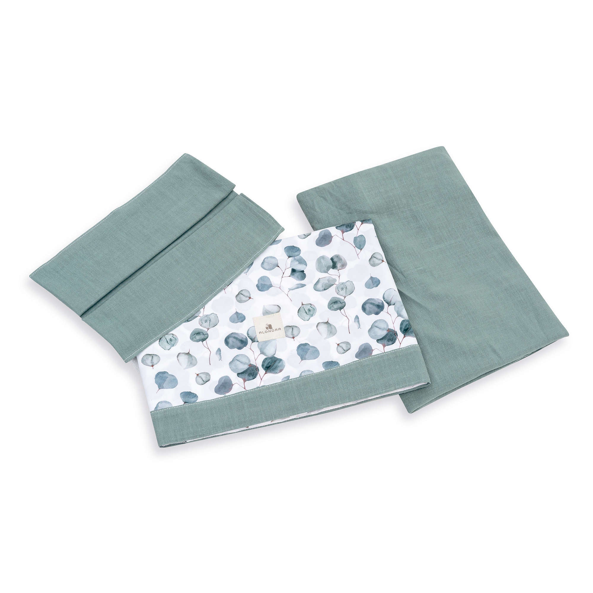 Juego de sábanas cuna 60x120 cm eucalipto · Musgo 612A-118