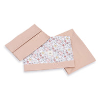 Juego de sábanas cuna/cama 70x140 cm flores rosa · Liberty 632A-132