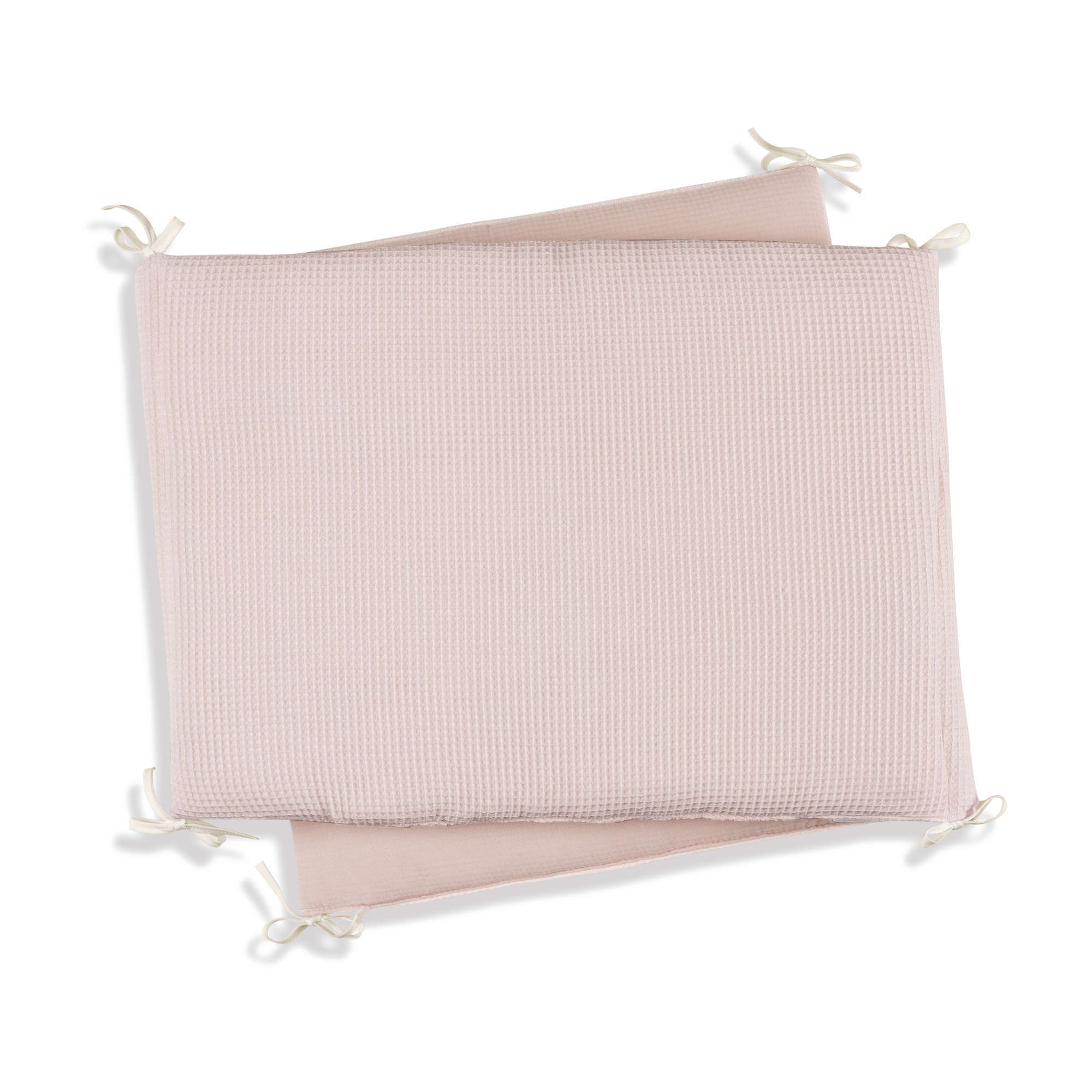 Protector cuna 70x140 cm (reversible) rosa · Cremarosa 627-122