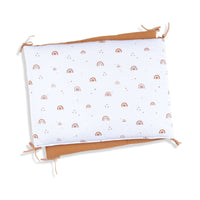 Protector cuna 70x140 cm (reversible) terracota · Ariake 627-123