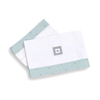 Juego de sábanas cuna/cama 70x140 cm en verde-menta · Mint 632-055