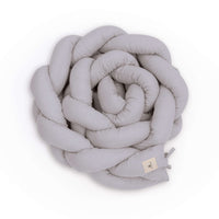 Trenza protector para cuna en gris · 669-134