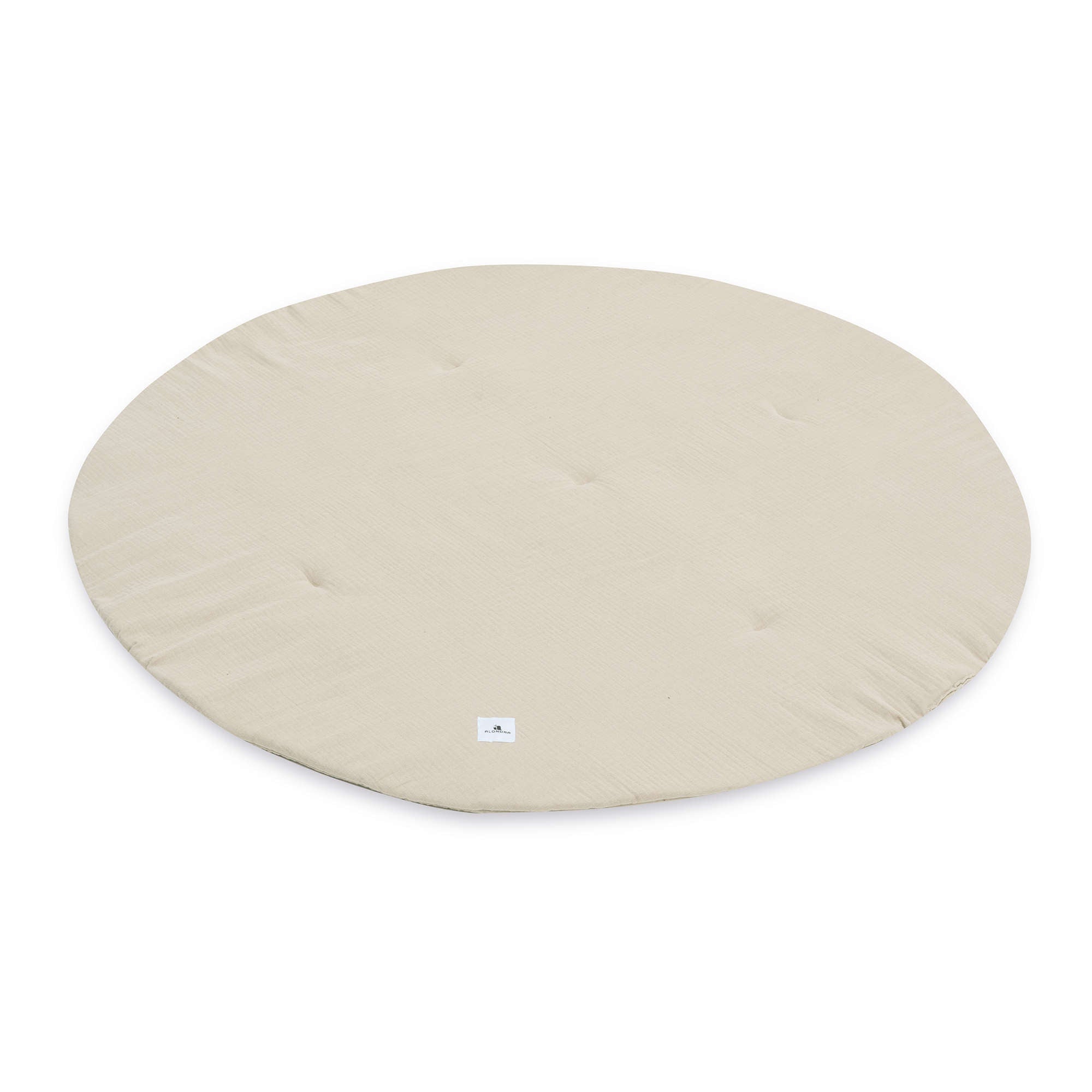 Alfombra infantil redonda (110 cm) beige · Nandina 708-116