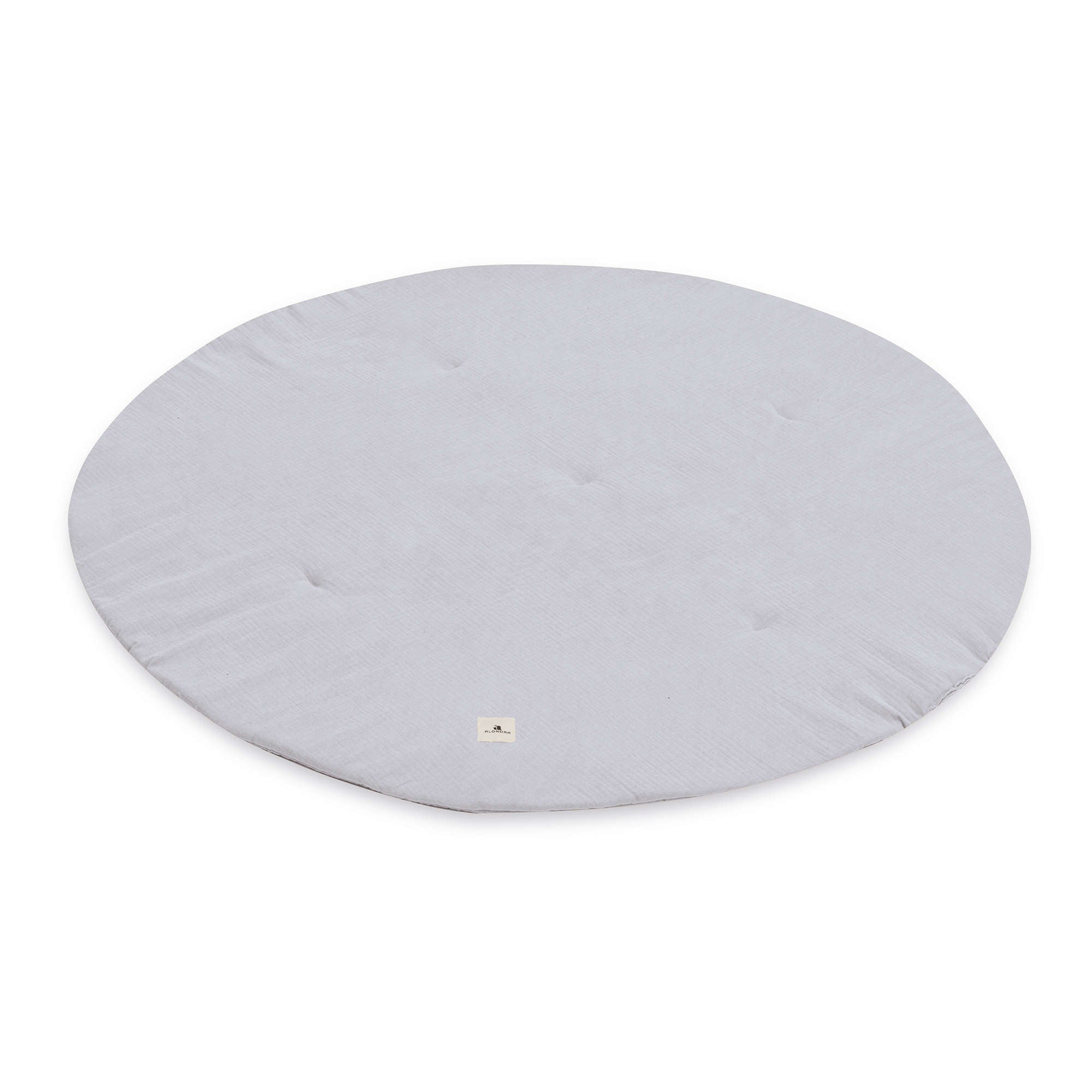 Alfombra infantil redonda (110 cm) gris · Delphin 708-134