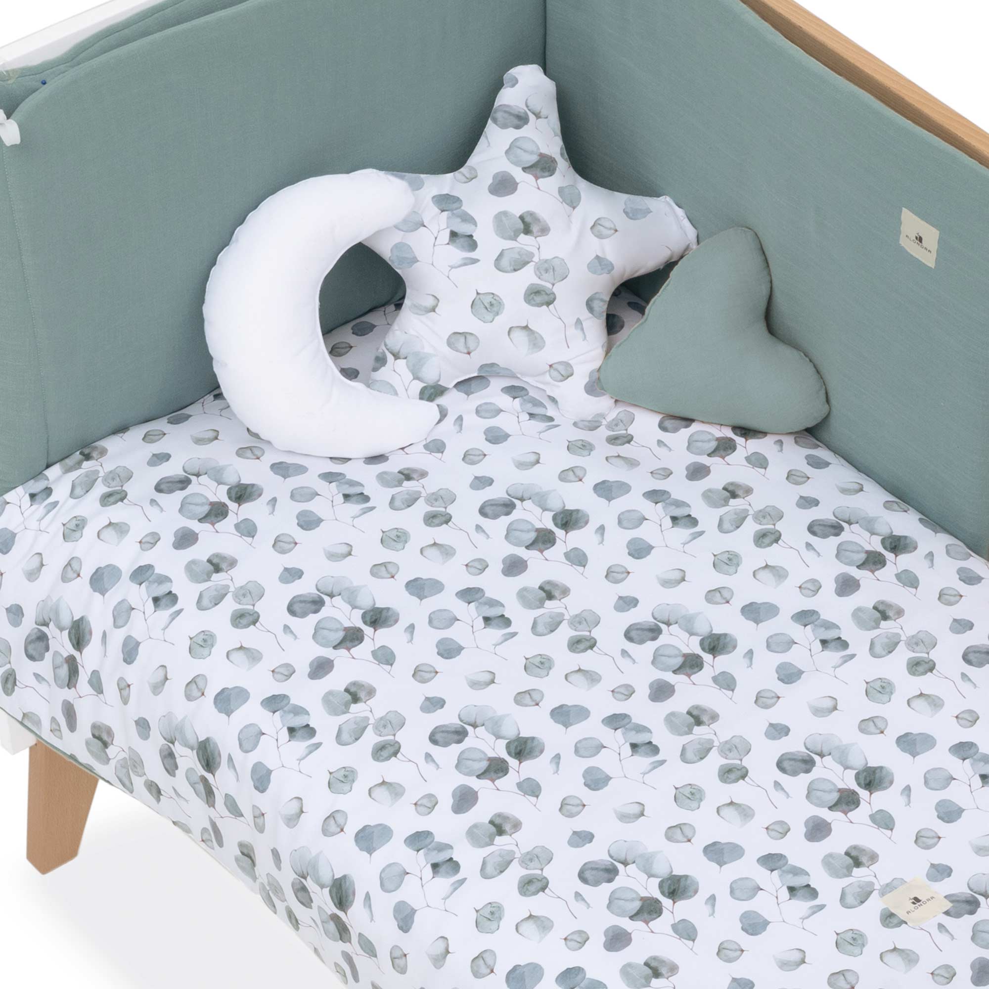 Nórdico cuna 60x120 cm eucalipto · Musgo 606A-118