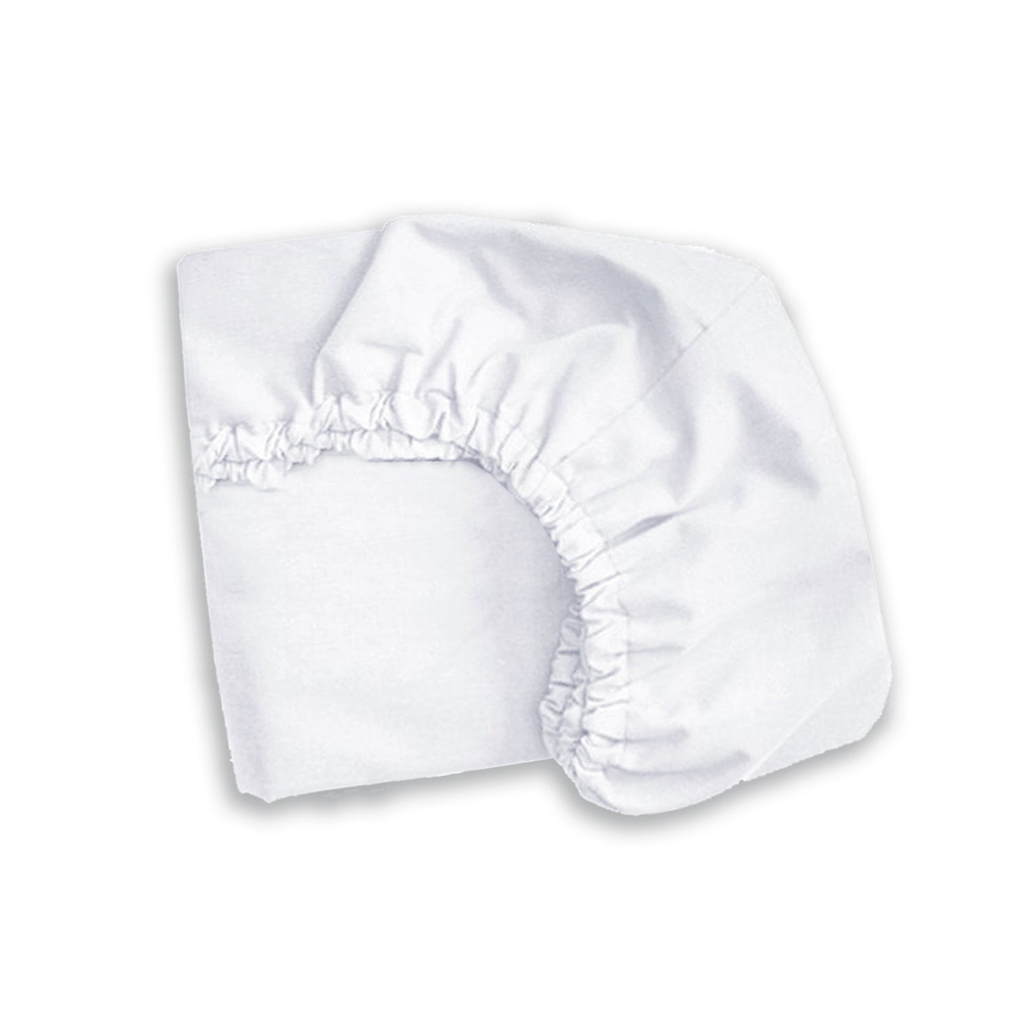 Sábana bajera blanca para minicuna de 55x70 / 60x80 cm · 9S030-B