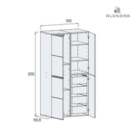 Armario infantil de 3 módulos (100 cm) · Modular A3014CE