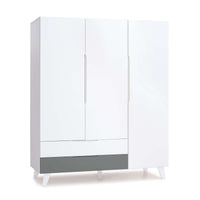 Dormitorio infantil grande en blanco/antracita · Style Plus+ Antracita