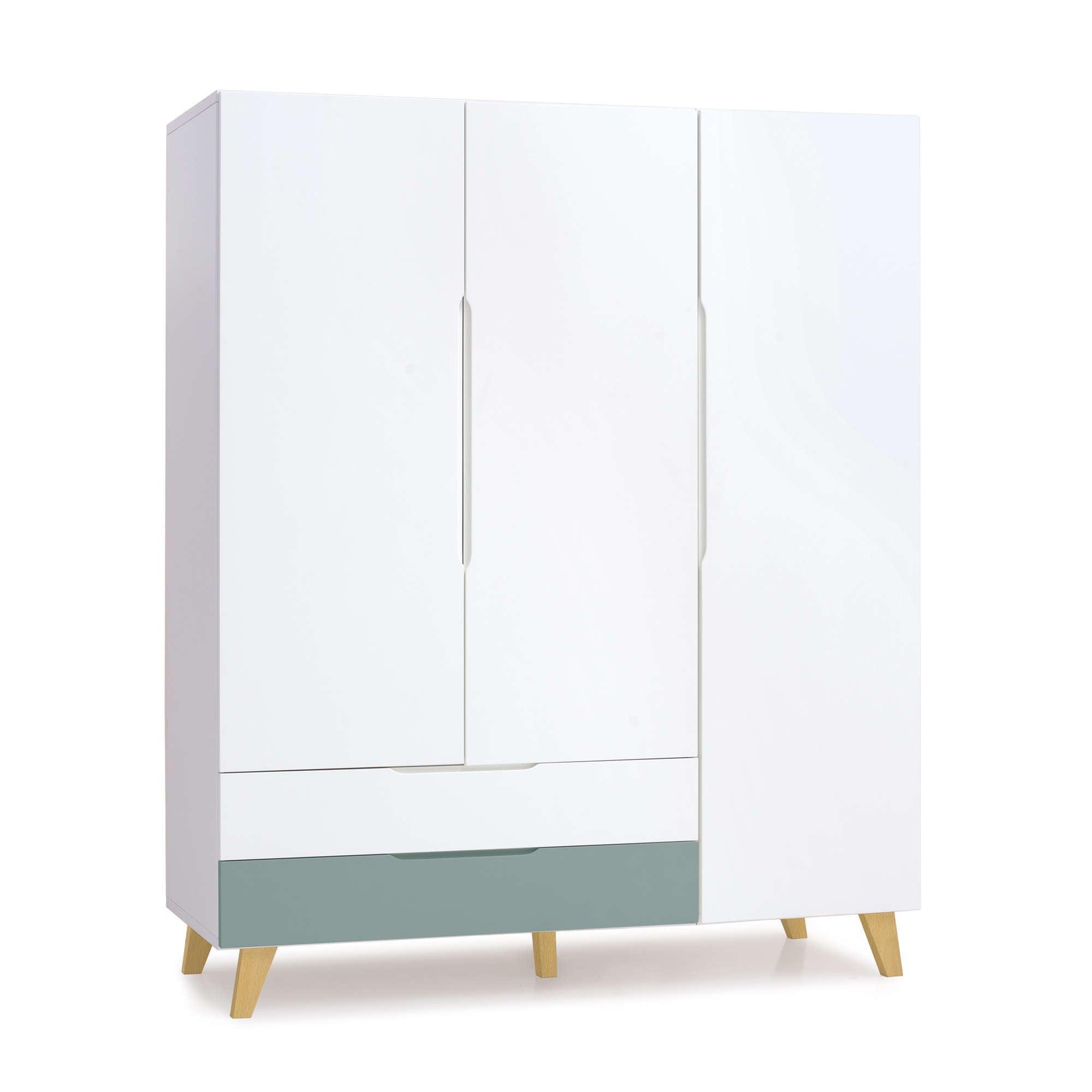 Armario infantil (3 puertas) con patas de madera · A447R Nomad Plus+