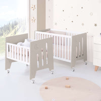 Minicuna 60x80 cm y cuna 60x120 cm (7en1) beige · Omni Tre Arena C181T-M7753