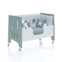 Cuna colecho 60x120 cm (5en1) verde eucalipto · Omni Due Eucalyptus C181D-M7757