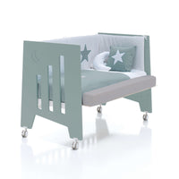 Cuna colecho 60x120 cm (5en1) verde eucalipto · Omni Due Eucalyptus C181D-M7757