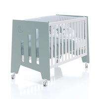 Minicuna 60x80 cm y cuna 60x120 cm (7en1) verde eucalipto · Omni Tre Eucalyptus C181T-M7757