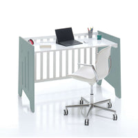 Minicuna 60x80 cm y cuna 60x120 cm (7en1) verde eucalipto · Omni Tre Eucalyptus C181T-M7757
