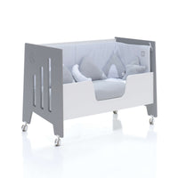 Cuna colecho 60x120 cm (5en1) blanco/antracita · Omni Due Antracita C181D-M7758