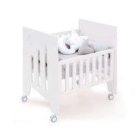 Minicuna 60x80 cm y cuna 60x120 cm (7en1) blanca · Omni Tre White C181T-M7700