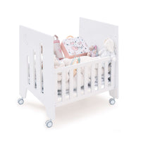 Minicuna 60x80 cm y cuna 60x120 cm (7en1) blanca · Omni Tre White C181T-M7700