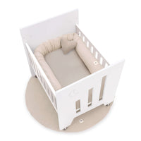 Minicuna de colecho (5en1) con ruedas 60x80 cm blanca · Omni Uno White C181A-M7700