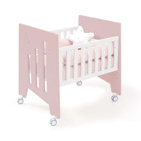 Minicuna 60x80 cm y cuna 60x120 cm (7en1) rosa claro · Omni Tre Flamingo C181T-M7742
