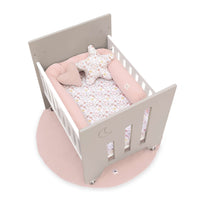 Minicuna colecho (5en1) con ruedas 60x80 cm beige · Omni Uno Arena C181A-M7753
