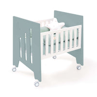 Minicuna 60x80 cm y cuna 60x120 cm (7en1) verde eucalipto · Omni Tre Eucalyptus C181T-M7757