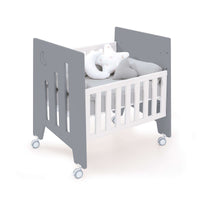 Minicuna colecho (5en1) con ruedas 60x80 cm antracita · Omni Uno Antracita C181A-M7758