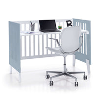 Dormitorio infantil grande en blanco y azul para niños · Style Plus+ Blu denim