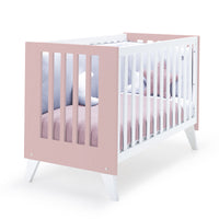 Habitación infantil bebés blanco y rosa pastel · Style Flamingo