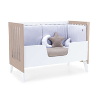 Cuna colecho 60x120 cm (4en1) blanco/beige · Nexo Due Arena C187D-M7753