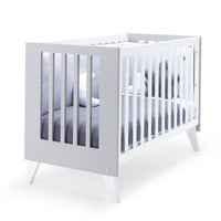 Cuna colecho 60x120 cm (4en1) blanco/gris · Nexo Due Grey C187D-M7778