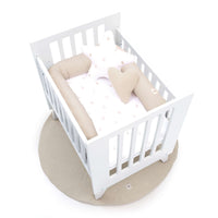 Minicuna 60x80 cm para colecho (5en1) blanca · Nexo Uno White C187A-M7700