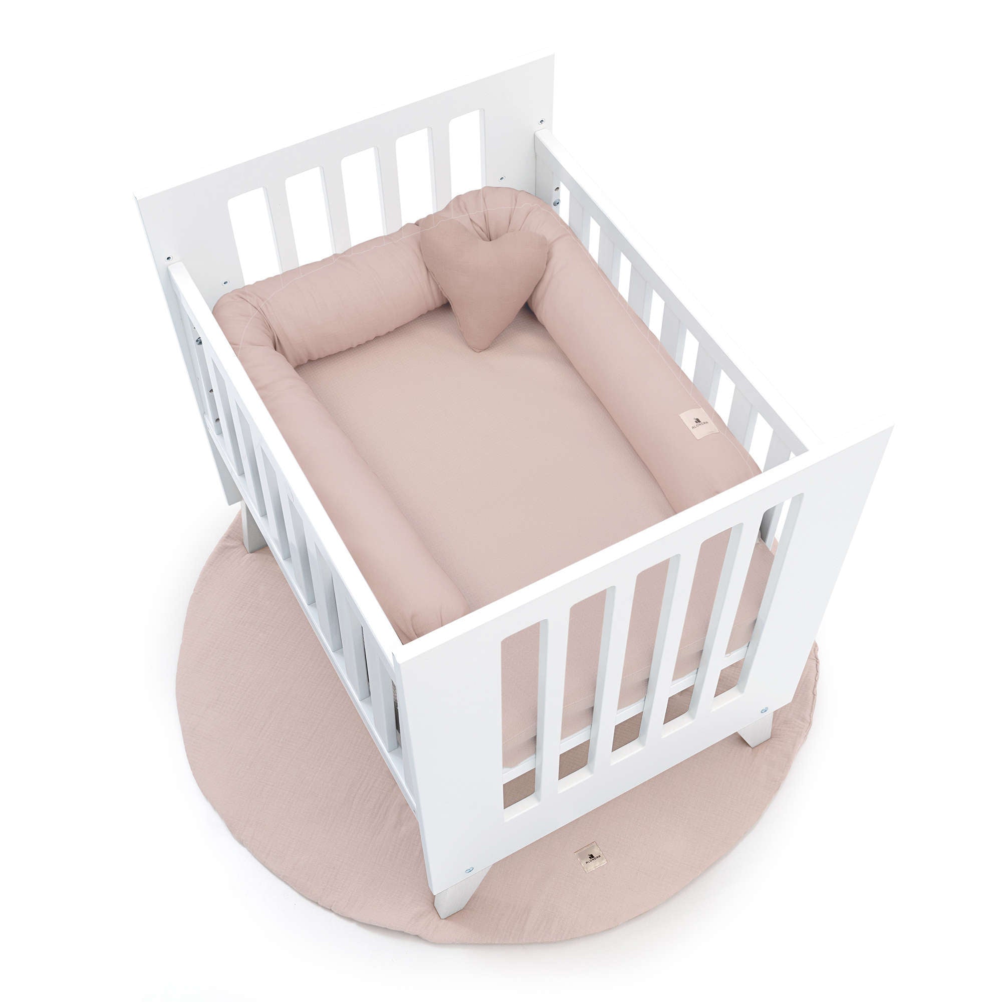 Minicuna 60x80 cm para colecho (5en1) blanca · Nexo Uno White C187A-M7700