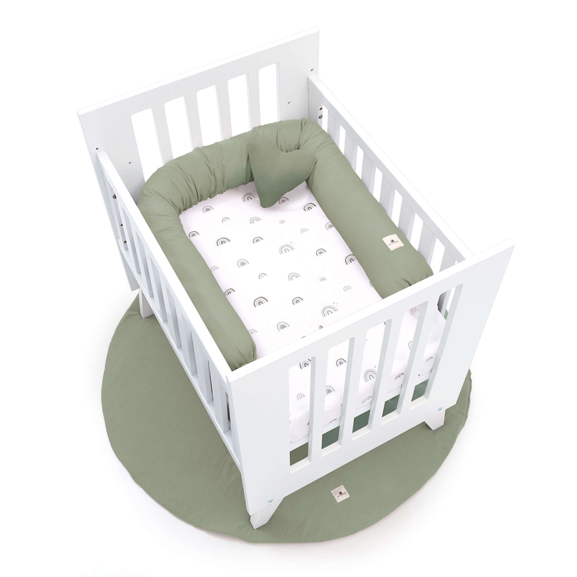 Minicuna 60x80 cm para colecho (5en1) blanca · Nexo Uno White C187A-M7700