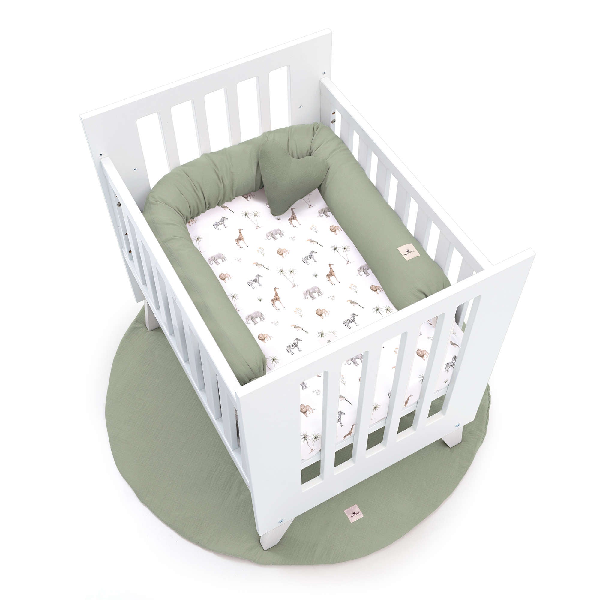 Minicuna 60x80 cm para colecho (5en1) blanca · Nexo Uno White C187A-M7700