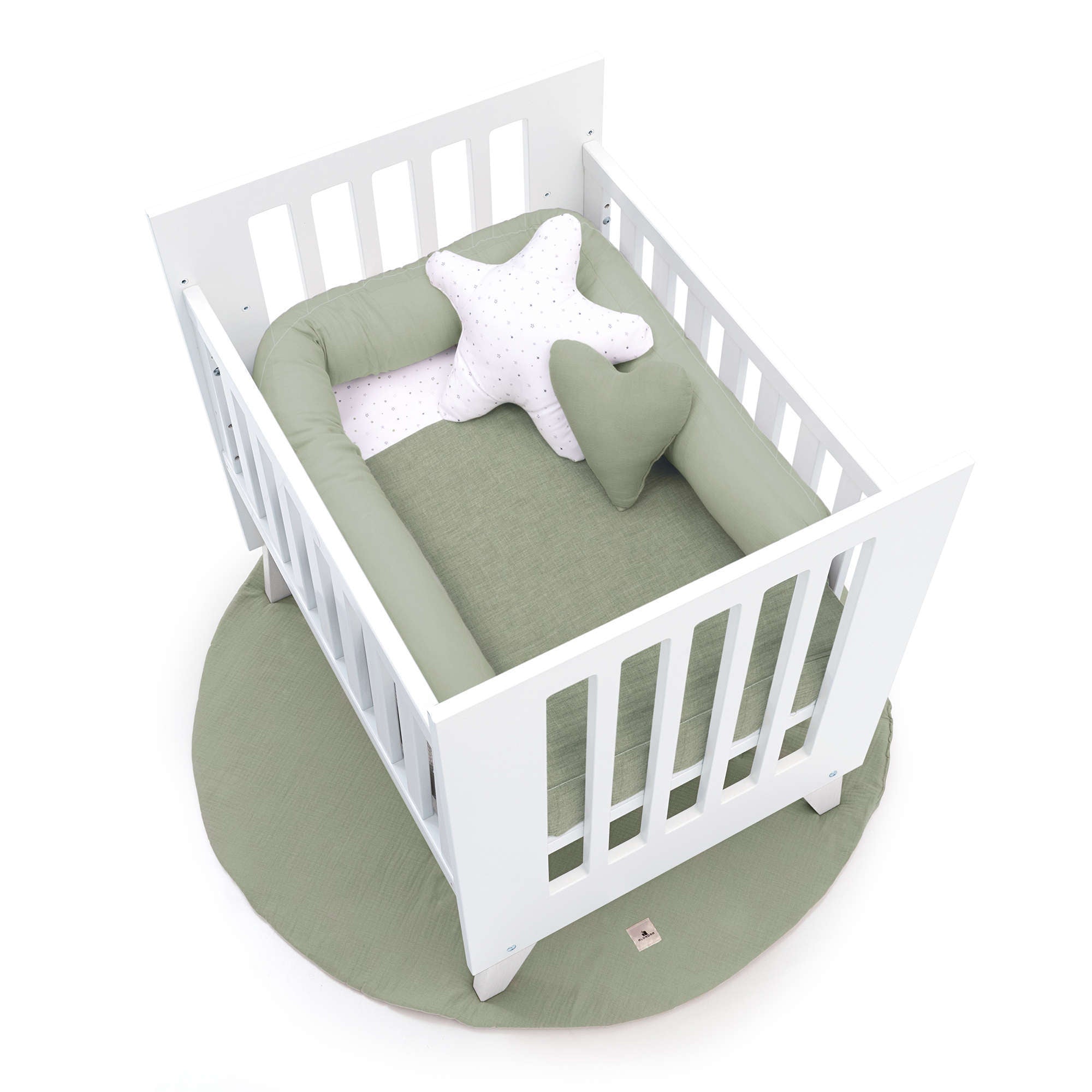 Minicuna 60x80 cm para colecho (5en1) blanca · Nexo Uno White C187A-M7700
