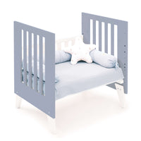 Minicuna 60x80 cm para colecho (5en1) blanca/azul · Nexo Uno Blu denim C187A-M7741