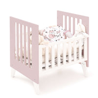 Minicuna 60x80 cm para colecho (5en1) blanca/rosa claro · Nexo Uno Flamingo C187A-M7742