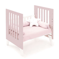 Minicuna 60x80 cm para colecho (5en1) blanca/rosa claro · Nexo Uno Flamingo C187A-M7742