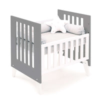Minicuna y cuna todo en uno (7en1) blanca/antracita · Nexo Tre Antracita C187T-M7758