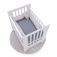 Minicuna 60x80 cm para colecho (5en1) blanca/gris · Nexo Uno Grey C187A-M7778