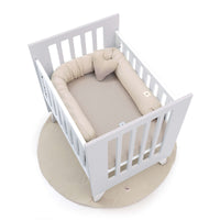 Minicuna 60x80 cm para colecho (5en1) blanca/gris · Nexo Uno Grey C187A-M7778
