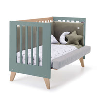 cuna colecho de madera transformable en escritorio