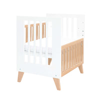 Minicuna colecho 60x80 cm (5en1) madera/blanca · Nexor Uno White C187RA-M7795