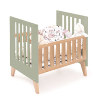 Minicuna convertible en cuna (7en1) madera/verde-oliva · Nexor Tre Erba C187RT-M5695