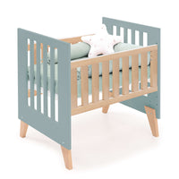 Minicuna colecho 60x80 cm (5en1) madera/verde · Nexor Uno Eucalyptus C187RA-M5795