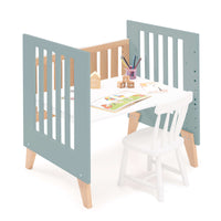 Minicuna colecho 60x80 cm (5en1) madera/verde · Nexor Uno Eucalyptus C187RA-M5795